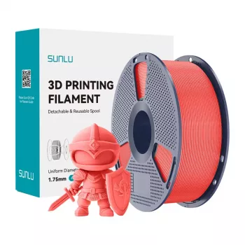 SUNLU PLA+ Filament 1,75 mm Vyšninė Raudona 1 kg