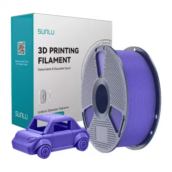 SUNLU PETG Filament 1.75 mm Lavender Purple 1 kg Spool for FDM 3D Printer