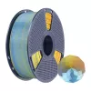 SUNLU PLA+ Silk Forth-Color Filament 1,75 mm mėlynai-violetinė-oranžinė-geltona gradiento spalva 1 kg
