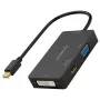 ORICO Mini DisplayPort to HDMI, VGA, DVI Adapter (Juoda)
