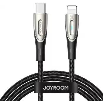Joyroom Star-Light Series SA27-CL3 USB-C to Lightning laidas 30W 1,2m juodas