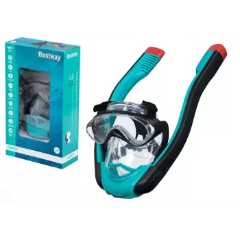 Bestway 24060 Full Face Snorkeling Kaukė S/M Mėlyna/Juoda