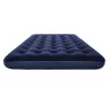 Bestway pripučiamas čiužinys 191 x 137 x 22 cm dvigubas su flokiruotu viršumi ir spiralinėmis sijomis mėlynai pilkas 67002