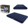 Bestway pripučiamas čiužinys 191 x 137 x 22 cm dvigubas su flokiruotu viršumi ir spiralinėmis sijomis mėlynai pilkas 67002