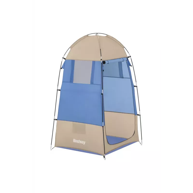 Bestway paplūdimio persirengimo palapinė 110 x 110 x 190 cm mėlyna ir pilka