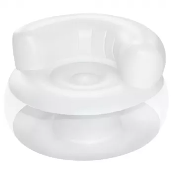 Bestway 75138 Inflatable Chair Comfy Lounge White 112x112x70 cm