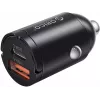 ORICO 60W Dual Port Car Charger with USB-C 30W PD & USB-A 30W QC 3.0 - Black