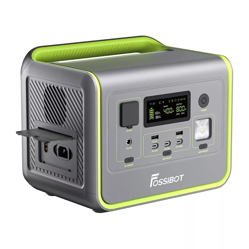 FOSSIBOT F800 800W Portable Power Station (Green)