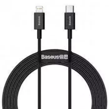 Baseus Cafule Series USB-C to Lightning laidas 2m Juodas CATLYS-C01