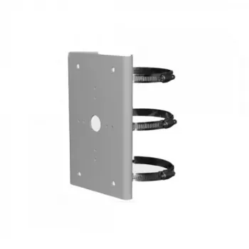 Hikvision DS-1275ZJ Vertikalus stulpinis laikiklis kupolinėms kameroms, aliuminio lydinys, baltas