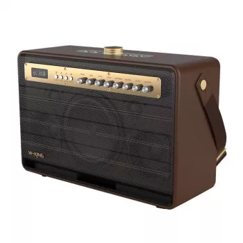 W-KING K6L 120W nešiojamas Bluetooth garsiakalbis, ruda