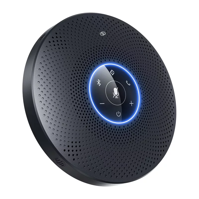 EMEET OfficeCore M2 Max konferencinis garsiakalbis - 8 mikrofonų masyvas, 360° garsas, USB-C/Bluetooth 5.0, 24h baterija, grandininis jungimas