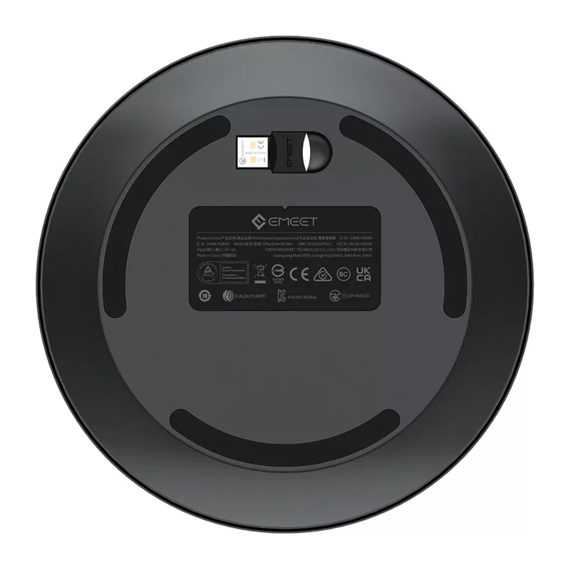 EMEET OfficeCore M2 Max konferencinis garsiakalbis - 8 mikrofonų masyvas, 360° garsas, USB-C/Bluetooth 5.0, 24h baterija, grandininis jungimas
