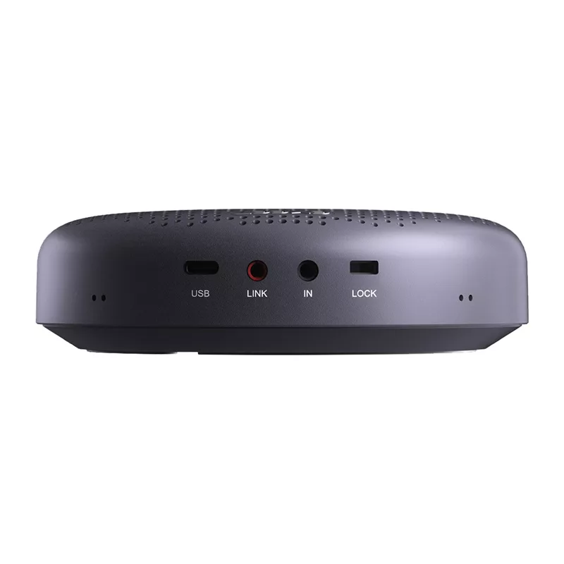 EMEET OfficeCore Luna Plus Kit konferencinė sistema – dviejų garsiakalbių rinkinys su Daisy Chain, 360° visakryptis mikrofonas, USB-C ir Bluetooth 5.0, triukšmo slopinimas, 15h baterija