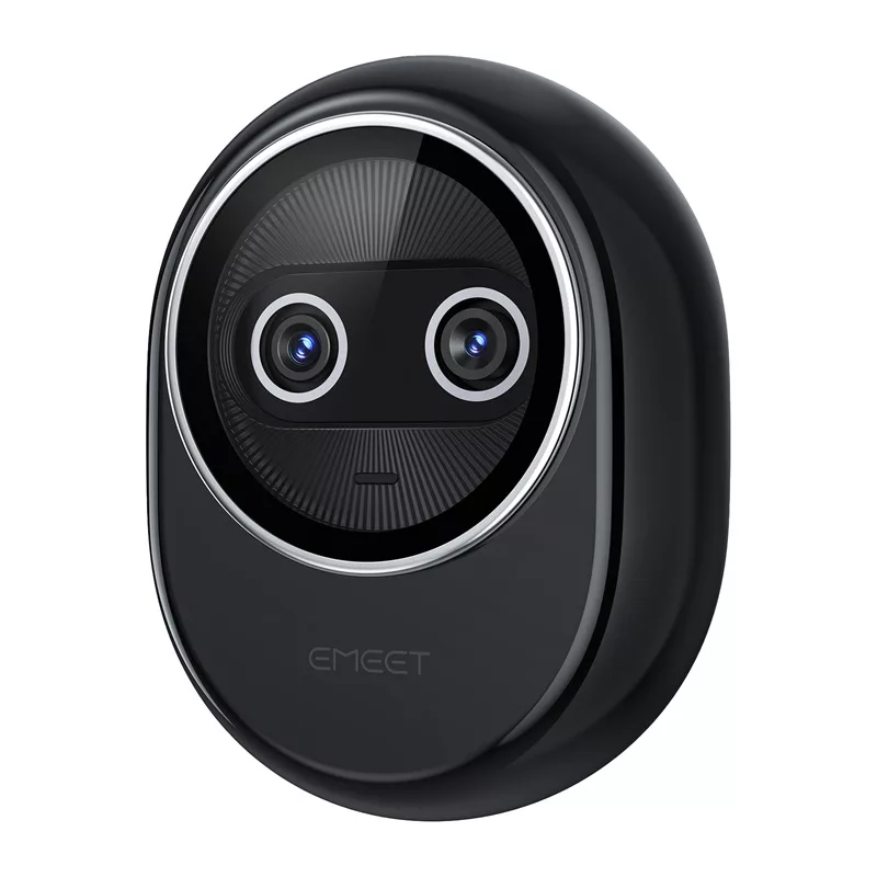 EMEET Piko+ Webcam 4K UHD su automatiniu fokusavimu, dviem mikrofonais, privatumo užsklenda, USB-C, juoda
