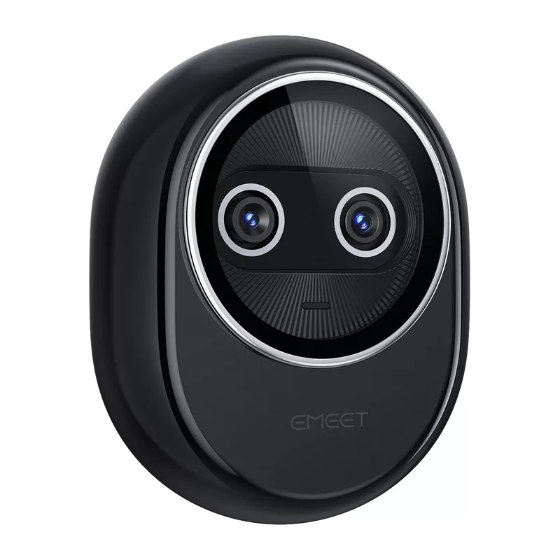 EMEET Piko+ Webcam 4K UHD su automatiniu fokusavimu, dviem mikrofonais, privatumo užsklenda, USB-C, juoda