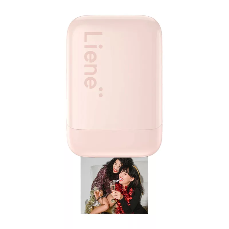 Liene Pearl 2x3 nešiojamasis nuotraukų spausdintuvas (rožinis)