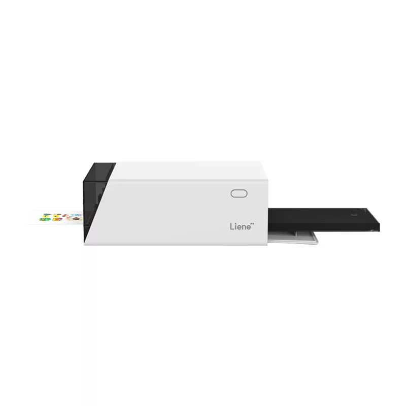Liene Pix Cut 2-in-1 nešiojamas nuotraukų spausdintuvas - ZINK technologija, Bluetooth 5.0, įmontuotas pjaustytuvas, lipdukų spaudiniai