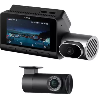 70mai T800 4K vaizdo registratorius su galine kamera RC41 4K HDR + SD 512GB