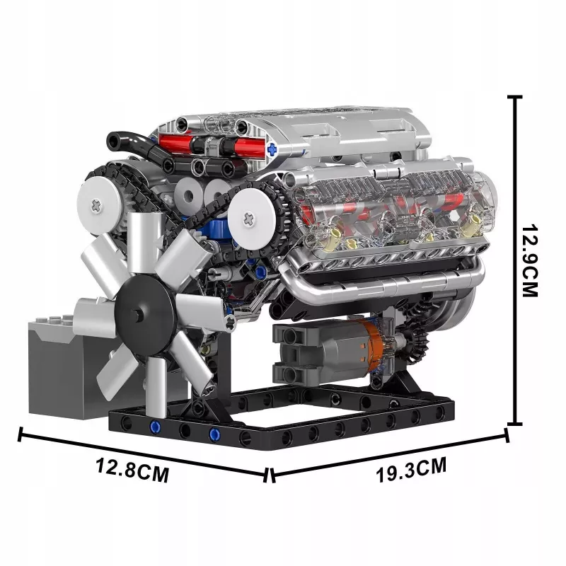MOULD KING V8 variklio konstravimo rinkinys 10088S – 552 detalės