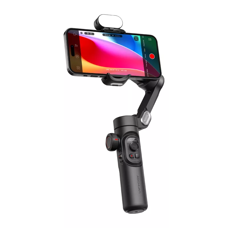 AOCHUAN XE gimbal su RGB apšvietimu (juodas)