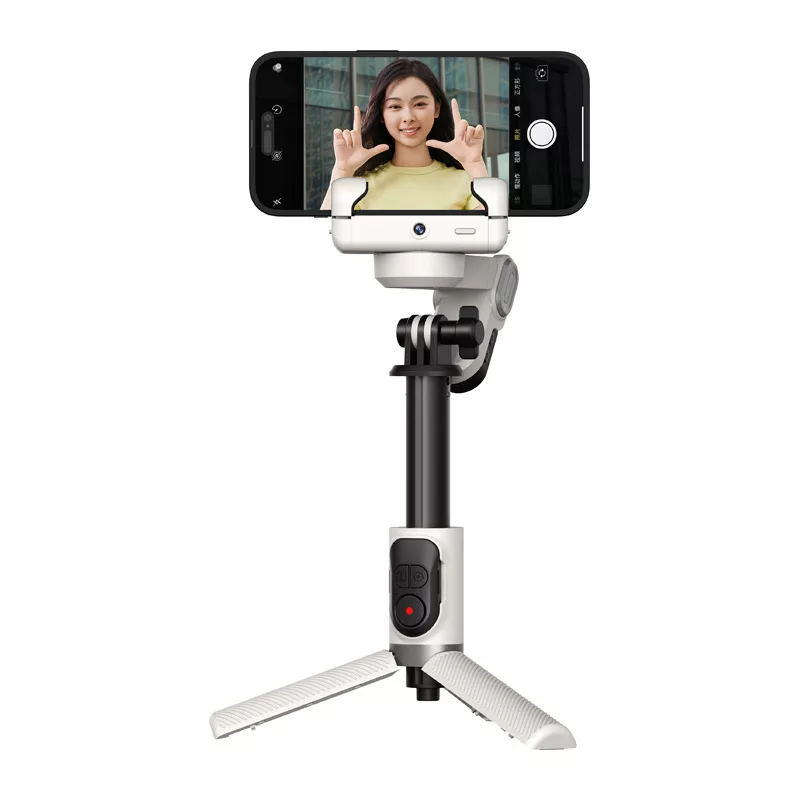 AOCHUAN M1 Pro gimbalas su RGB apšvietimu (baltas)