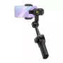 AOCHUAN S3 3-Ašis išmaniojo telefono gimbal stabilizatorius su OLED ekranu (Juodas)