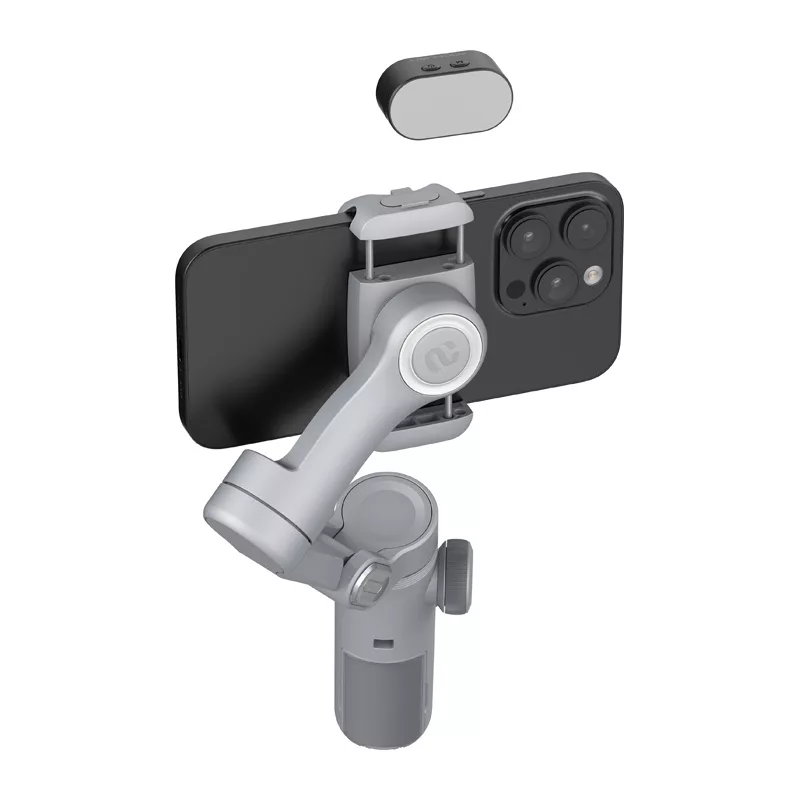 AOCHUAN X Pro 3 ašių gimbal su RGB apšvietimu (pilkas)