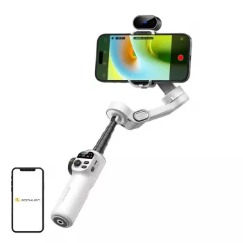 AOCHUAN X2 gimbal su AI jutikliu (balta)