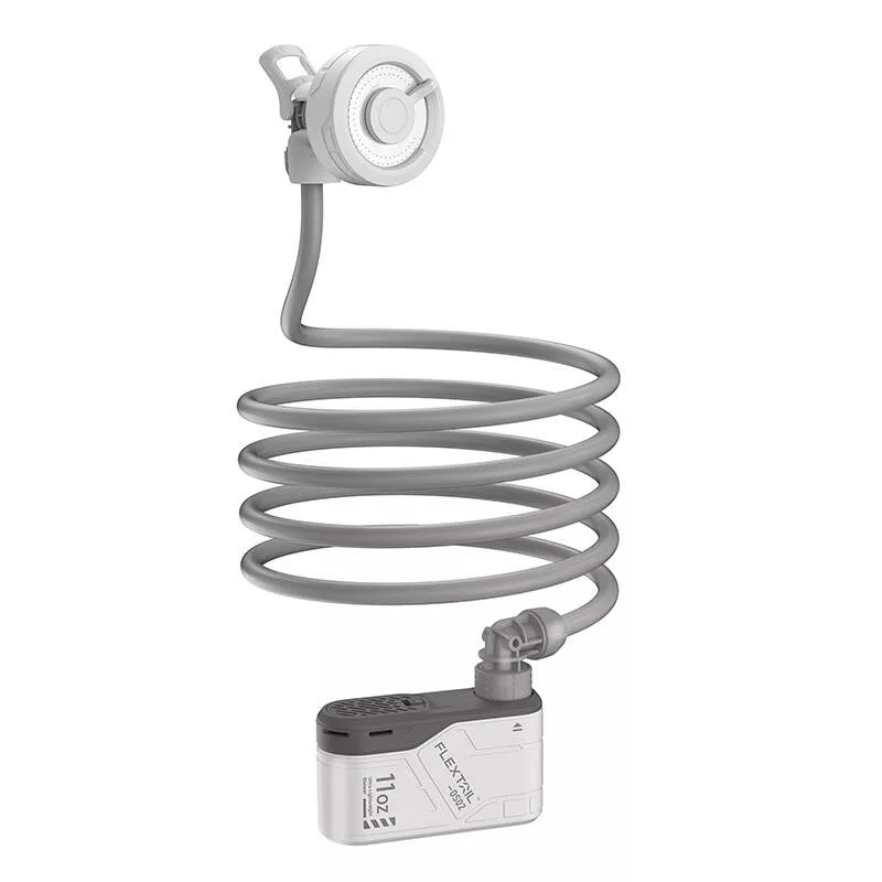 FLEXTAIL Max Shower Portable Shower with Pump (White)