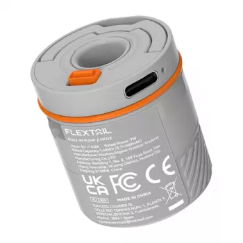 FLEXTAIL AVS Capsule Portable Electric Air Pump & Vacuum Pump (Gray)