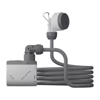 FLEXTail Tiny Shower Portable Shower with Pump (White)