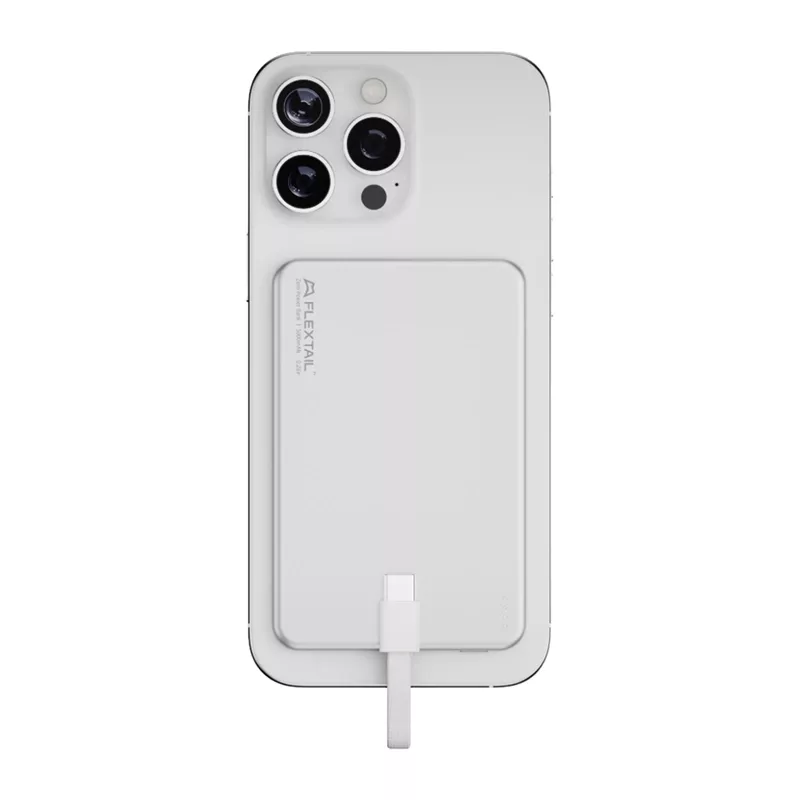 FLEXTALL Zero Power M 5000-S Power Bank 5000 mAh sidabrinis
