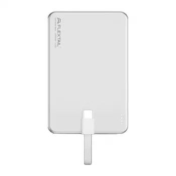 FLEXTALL Zero Power M 5000-S Power Bank 5000 mAh sidabrinis