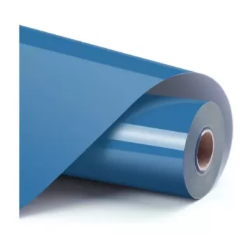 LOKLIK Basic Heat Transfer Vinyl Ocean Blue 30.5 x 180 cm HTV for Cutting Plotter and Textiles