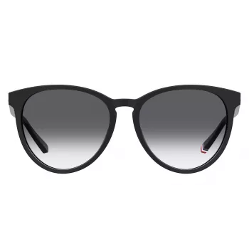 TOMMY HILFIGER Moteriški Akiniai Nuo Saulės TH1724S8079O – Juodas Rėmas, Pilki Lęšiai, 56mm