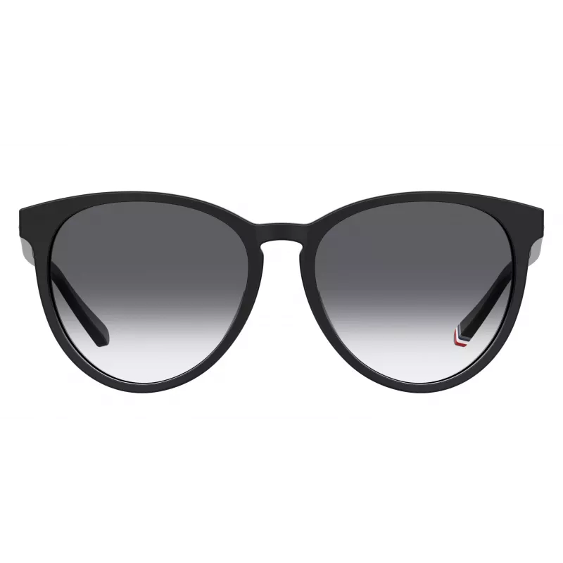 TOMMY HILFIGER Moteriški Akiniai Nuo Saulės TH1724S8079O – Juodas Rėmas, Pilki Lęšiai, 56mm