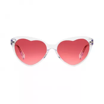 KATE SPADE Moteriški akiniai nuo saulės Velma-S-900 – juodas rėmelis, pilki gradientiniai lęšiai, 57/16/140 mm
