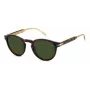DAVID BECKHAM DB-1111-S-086 Unisex akiniai nuo saulės Havana Tortoise acetato rėmelis pilki polikarbonato lęšiai 52mm