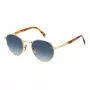 DAVID BECKHAM DB-1116-S-06J Rectangular Havana Sunglasses - Green Lens 51mm