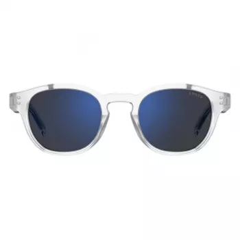 LEVI'S LV-5060-S-2M4 Vyriški stačiakampiai akiniai nuo saulės Havana rėmelis rudi lęšiai 48mm