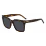 BOSS moteriški akiniai nuo saulės BOSS1656S2VM Havana Acetate Square Frame Brown Gradient Lens 54mm