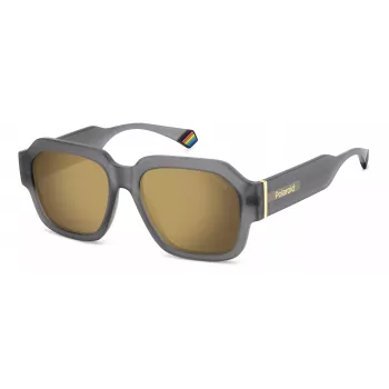 Polaroid PLD6212SXRIW Unisex stačiakampiai akiniai nuo saulės - poliarizuoti UV400 54 mm