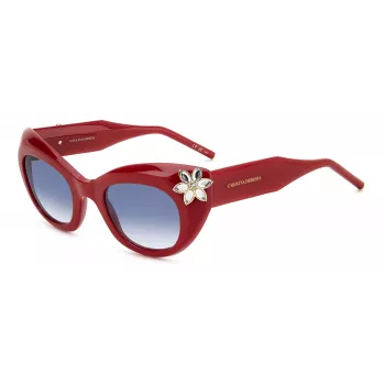 CAROLINA HERRERA Moteriški katinėlio formos akiniai nuo saulės HER0215SC9A - Havana / Brown Gradient 50/25/140 mm