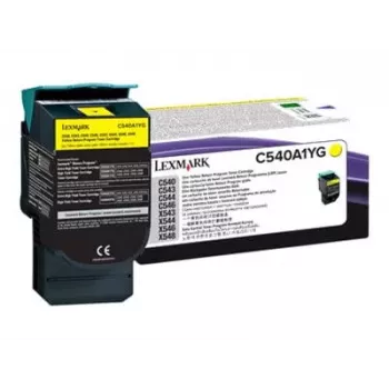 Lexmark C540A1YG Geltonas Tonerio Kasetė - Standartinės Išeigos - Originali