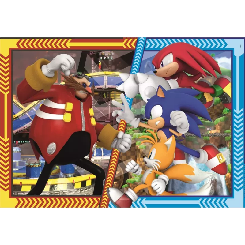 Clementoni 31755 Super Color Dėlionė Sonic The Hedgehog 180 Detalių