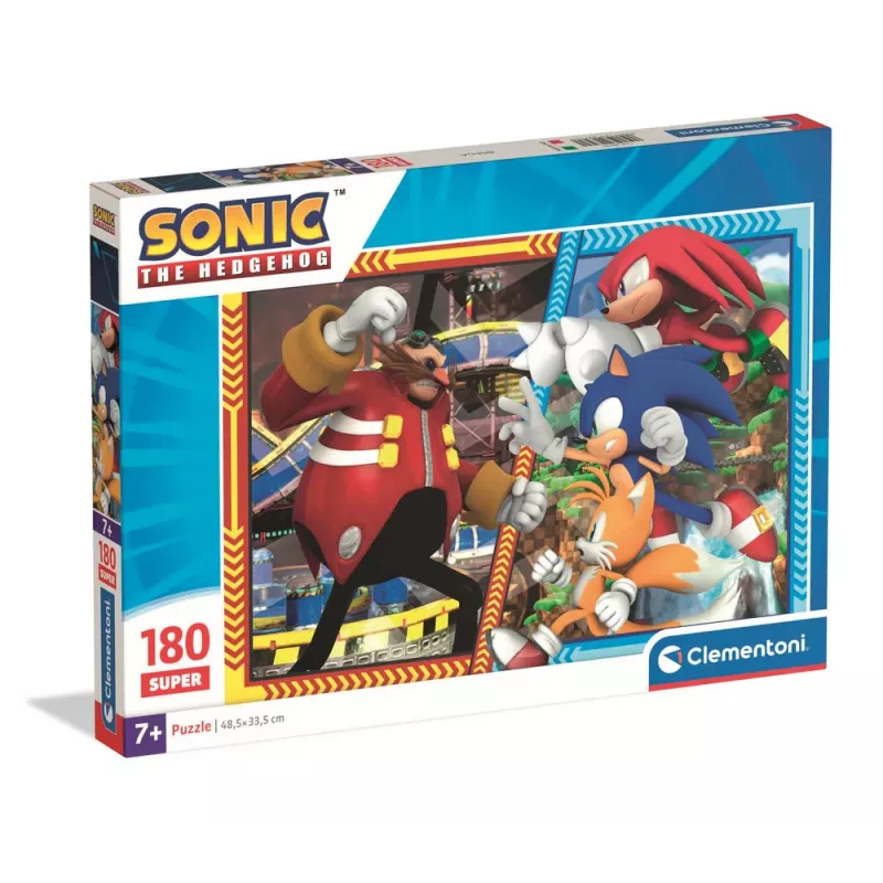 Clementoni 31755 Super Color Dėlionė Sonic The Hedgehog 180 Detalių