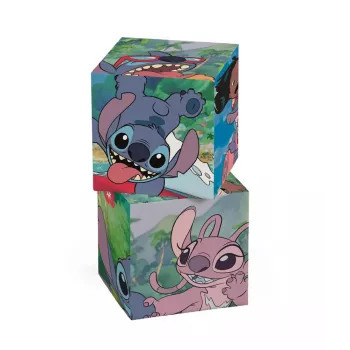 Clementoni Disney Stitch 12 kubų kaladėlių dėlionė 41347