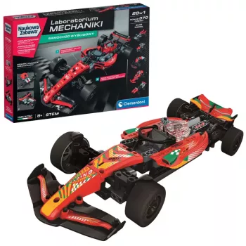 Science & Play – Mechanikos laboratorija Lenktyninis automobilis lenkiška versija Clementoni 50403