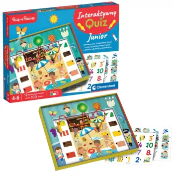 Clementoni Interactive Quiz Junior Polish Language Educational Game 50941